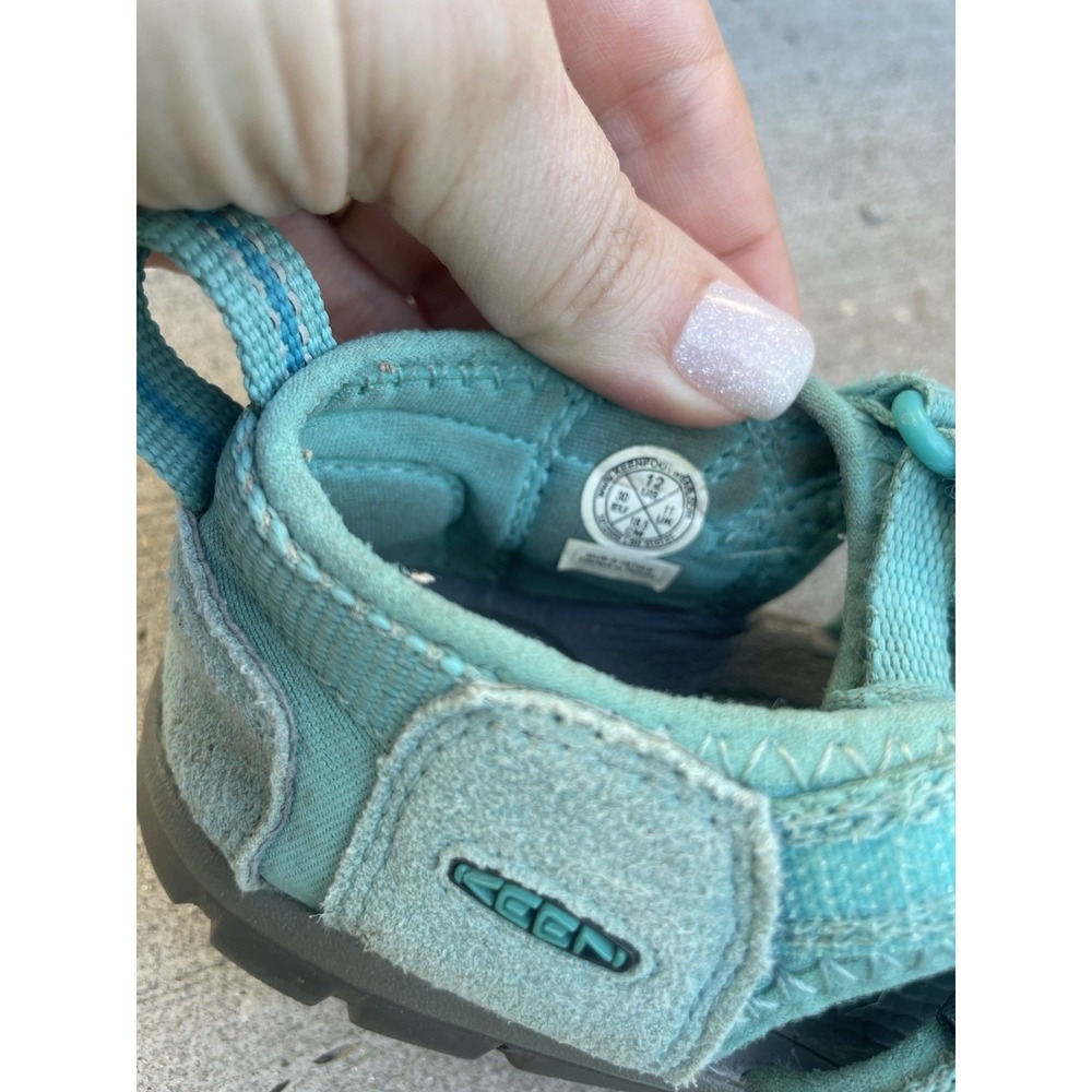 Keen Newport H2 Girls Size 12 Youth Teal Sandals Waterproof Hiking Water Shoes - Picture 6 of 6